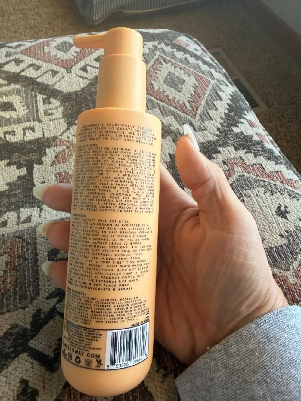 Meltoway Mango Magic hair dissolving cream